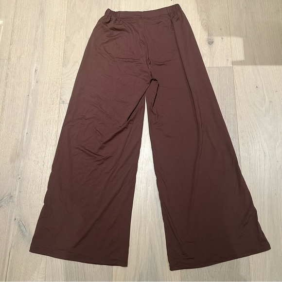 NWOT Wide Leg Pants Trio - Brown, Navy, Pink - Picture 4 of 10